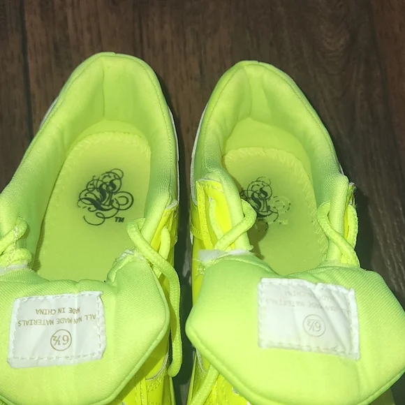 Chunky Lug Neon Sneakers - Picture 13 of 16